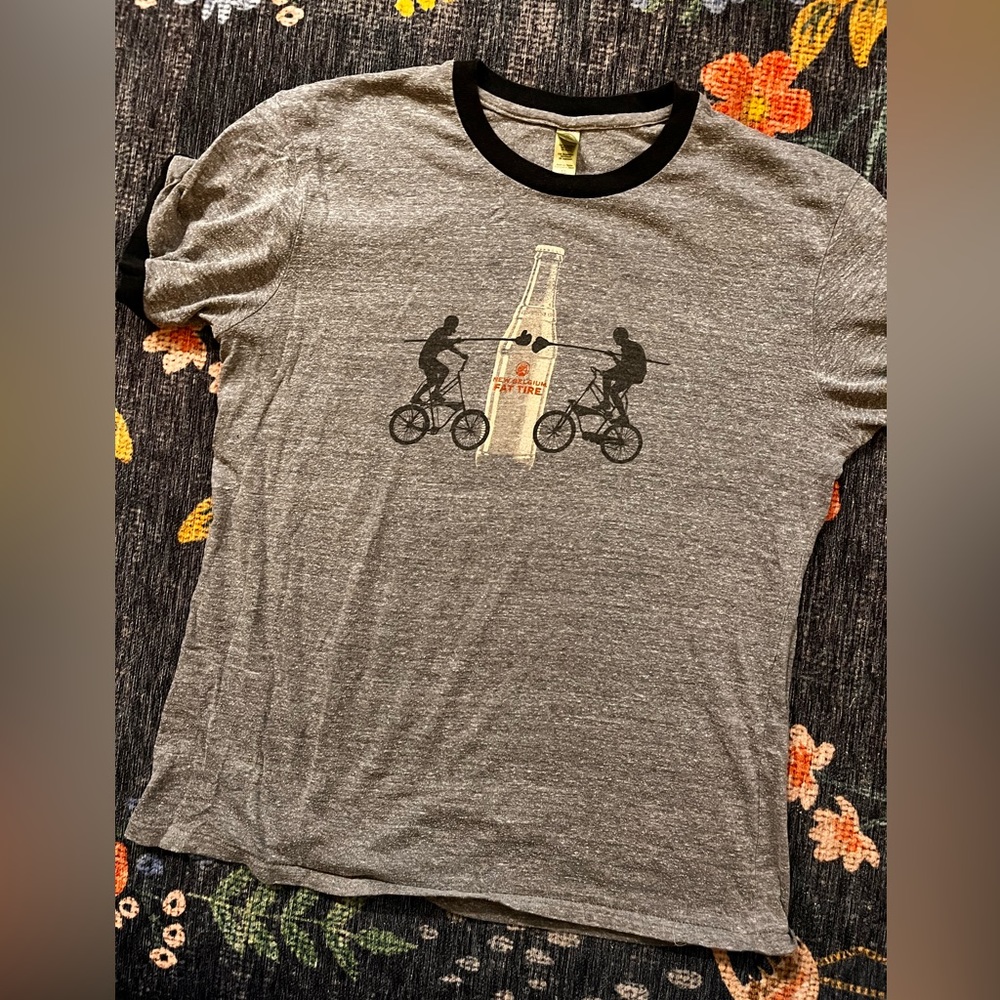New Belgium Tour De Fat “Pairs Well With People” Ringer T-Shirt